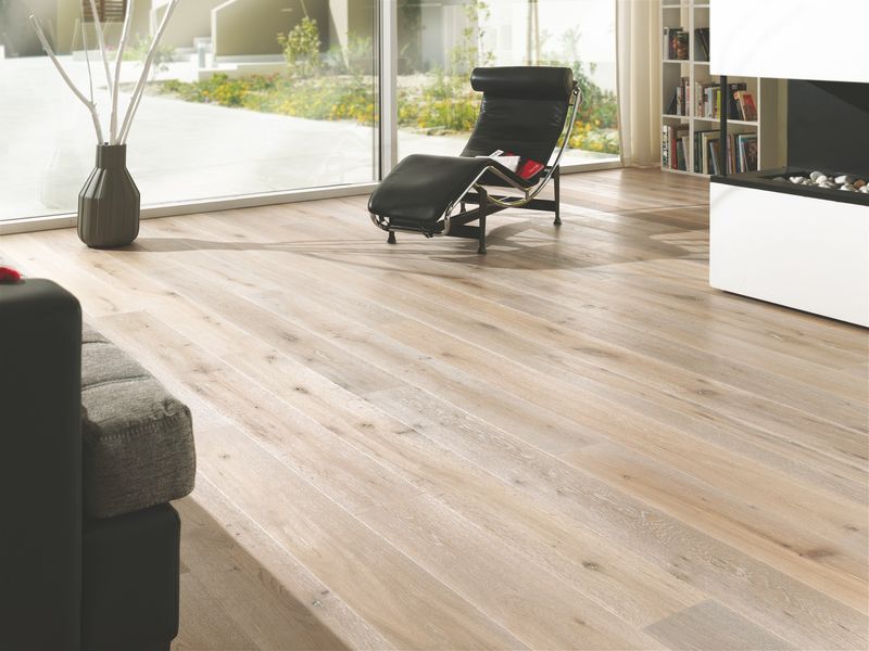 parquet contrecollé LAMETT colori smoked white